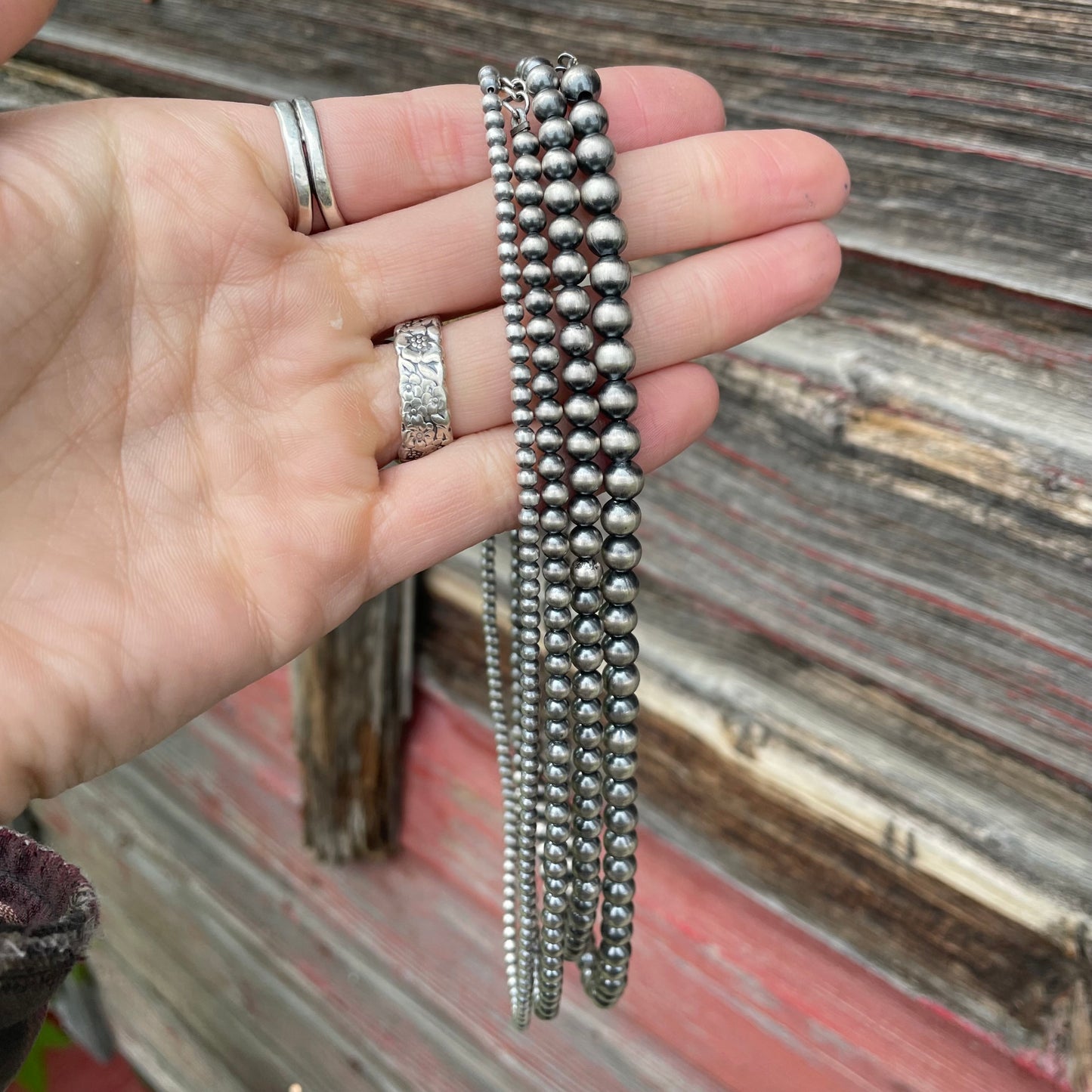 4mm Navajo Pearls