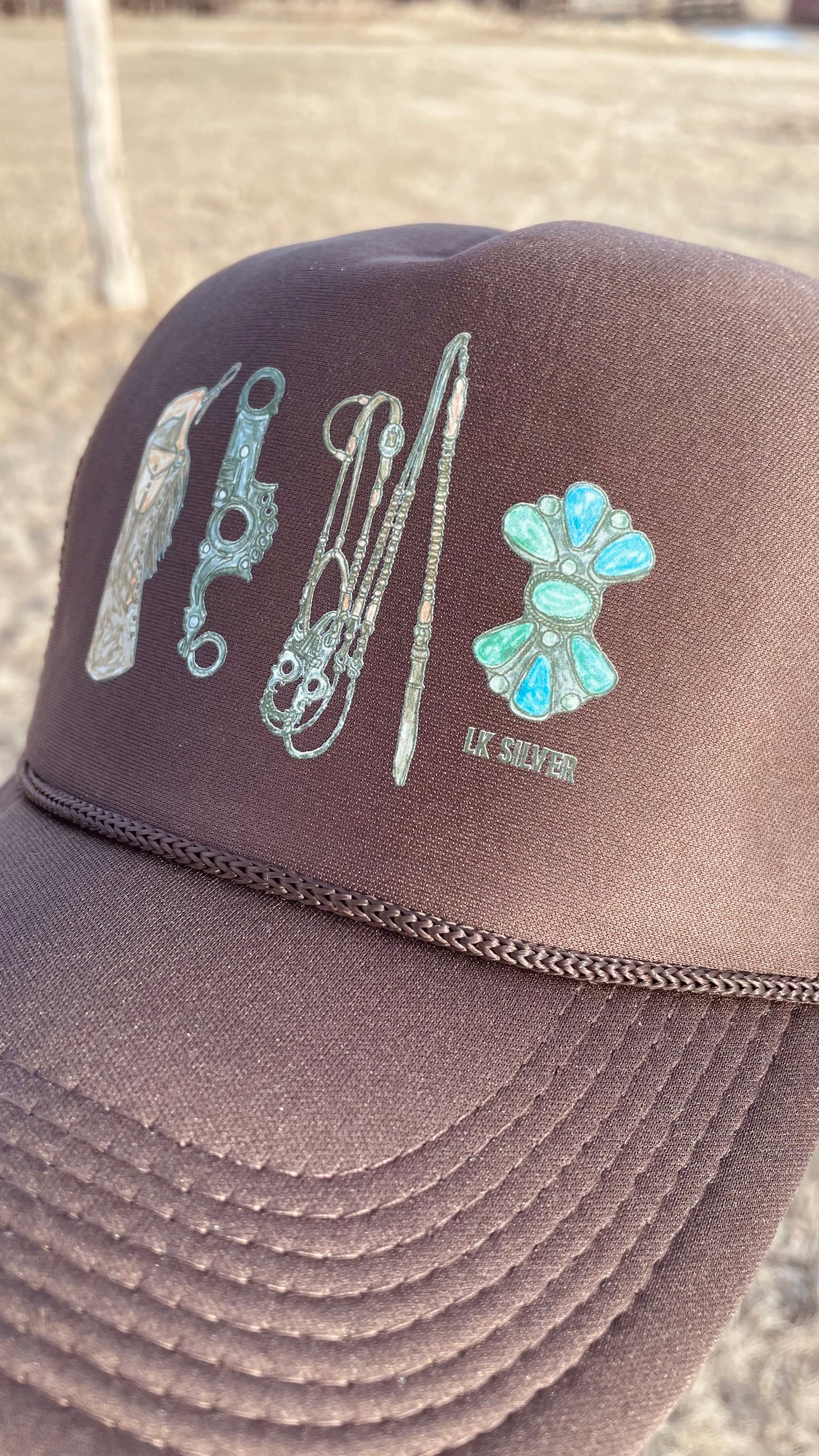 Turquoise Rancher - Brown