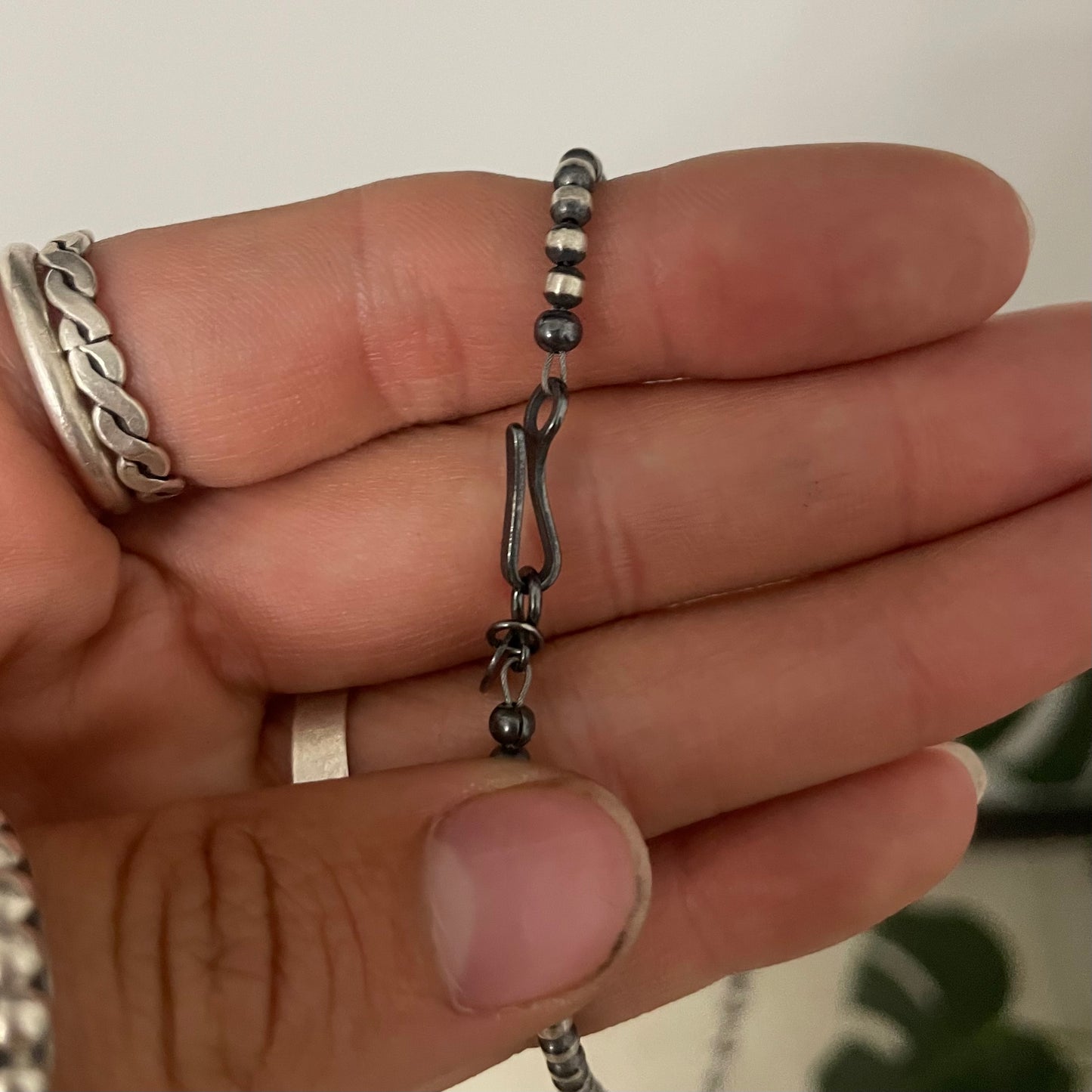 Kingman & Navajo Pearl Graduated Necklace