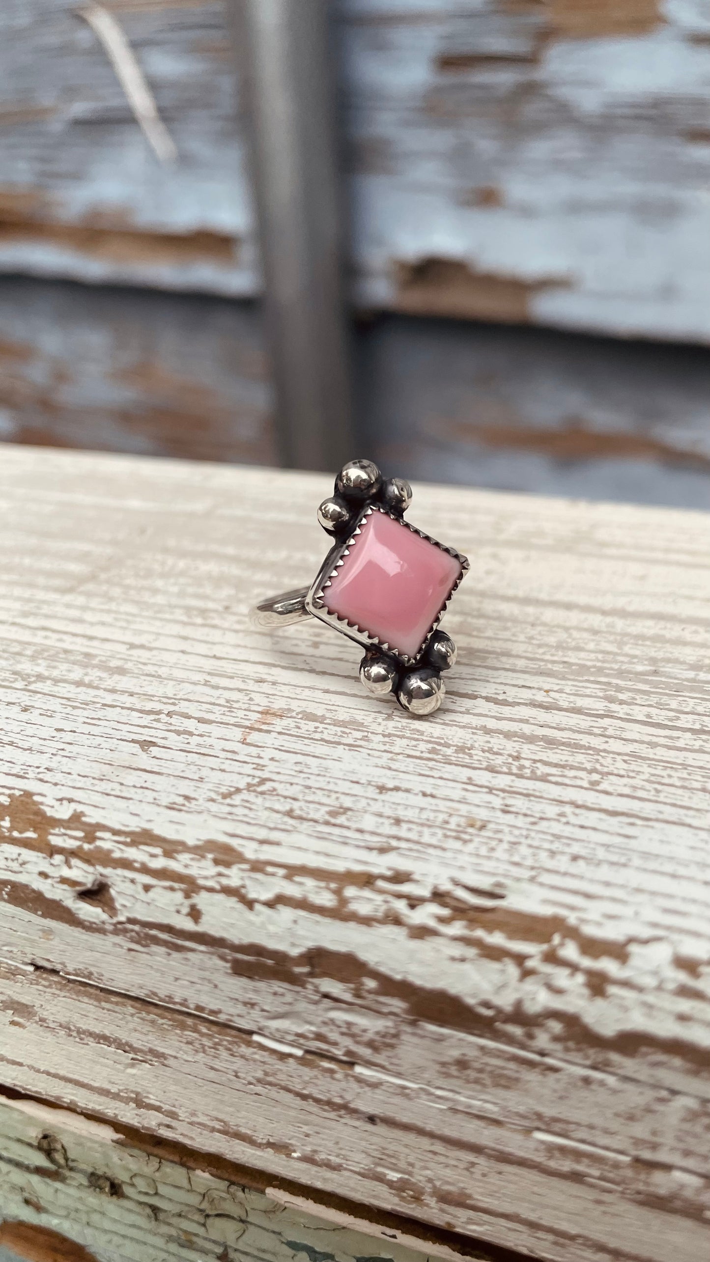 The Harper Ring - Pink Conch