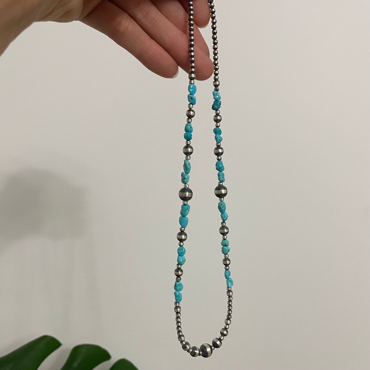 Kingman & Navajo Pearl Graduated Necklace