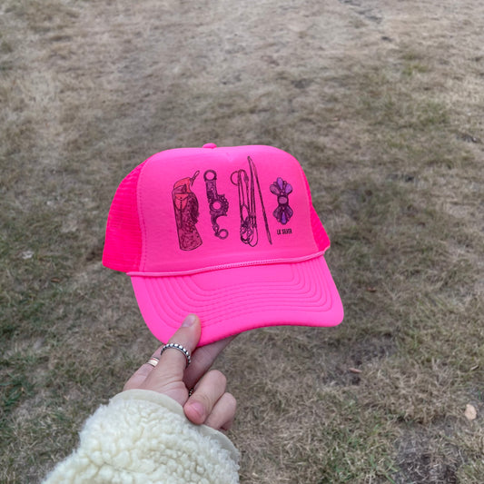 Turquoise Rancher - Hot Pink