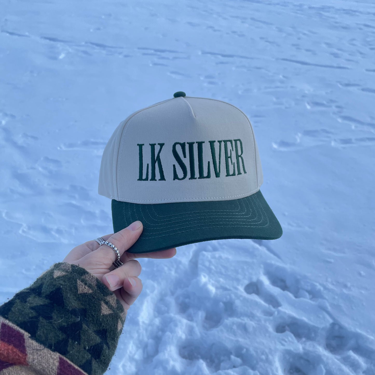 LK Silver Hat - Dark Green