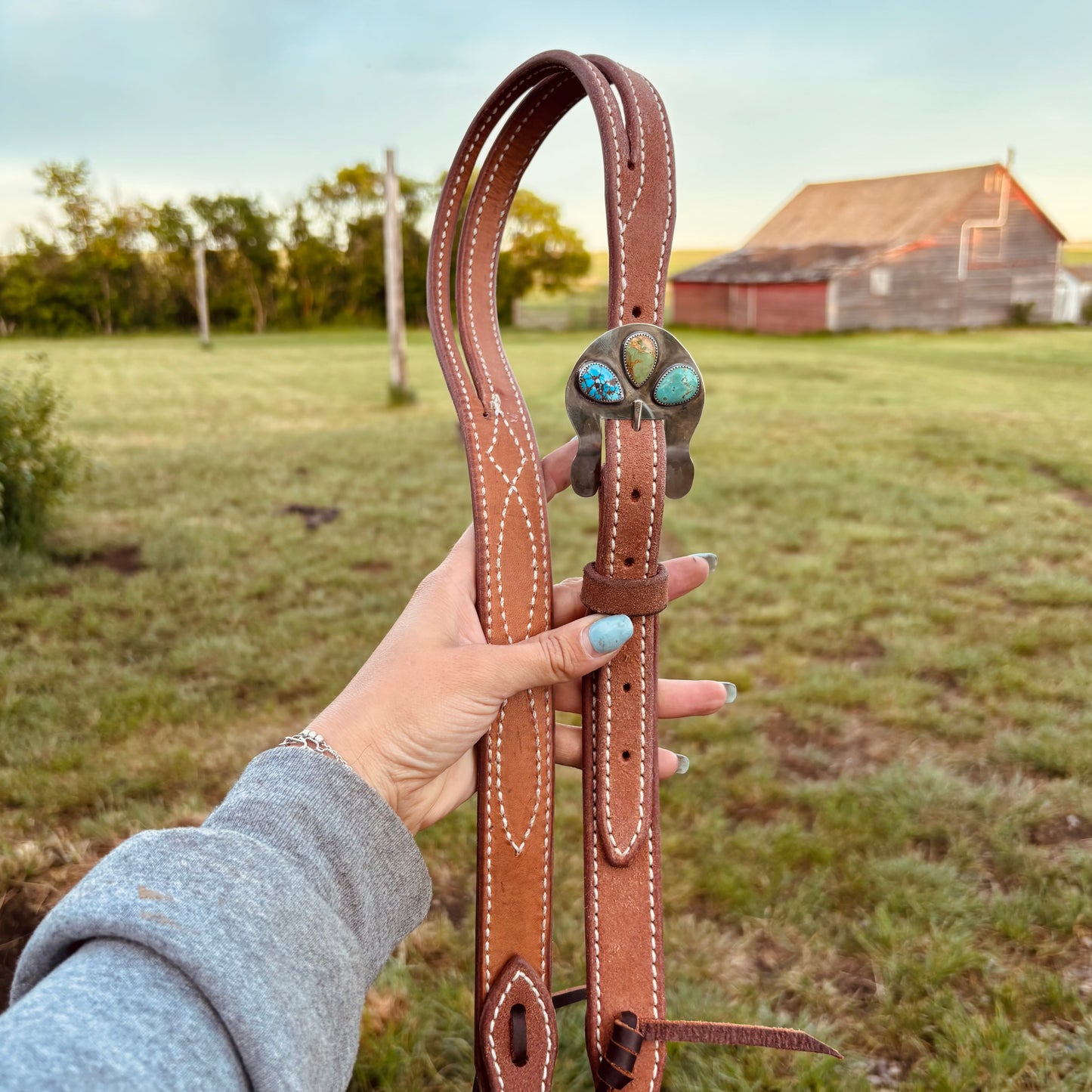 Mixed Turquoise Headstall