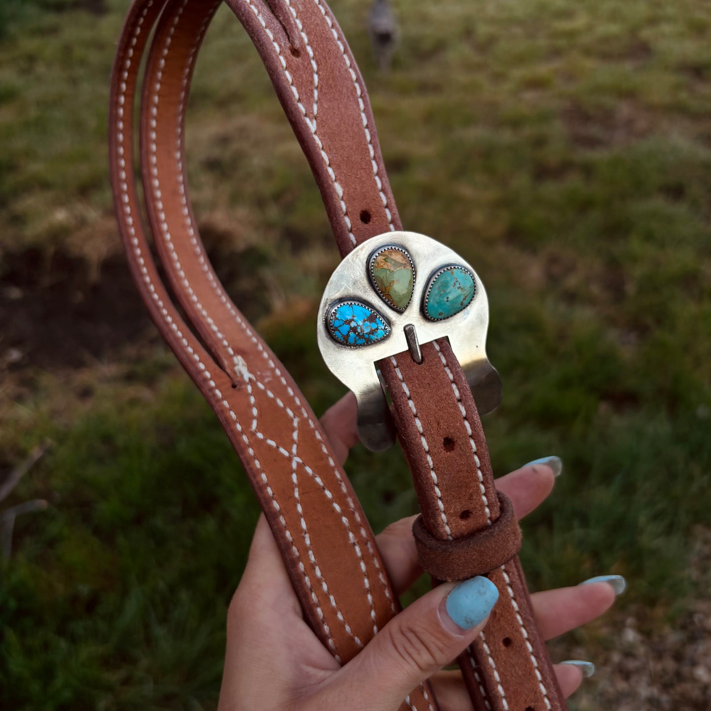 Mixed Turquoise Headstall