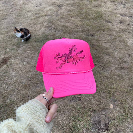Turquoise Bronc - Hot Pink